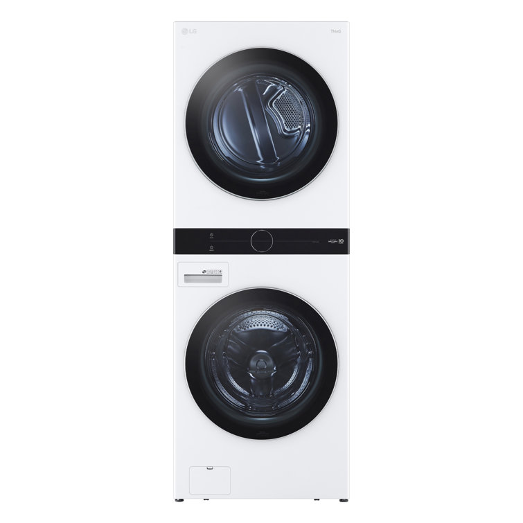 LG Washer & Dryer Set with Stackable 4.5 Cubic Feet Smart Washer and 7.